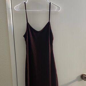 Charlotte Russe Burgundy Strapless Dress